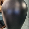 Vaso de cerâmica preto fosco G