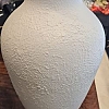 Vaso cerâmica off white M