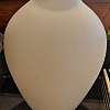 Vaso de cerâmica off white G